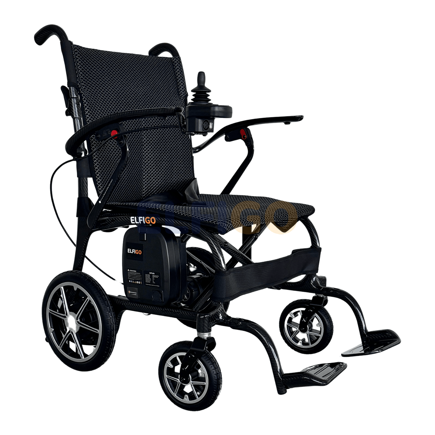 Ultra - Lite Carbon Electric Powered Motorised Wheelchair (11.7 kg) - ELFIGO Mobility Australia - Electric Wheelchair