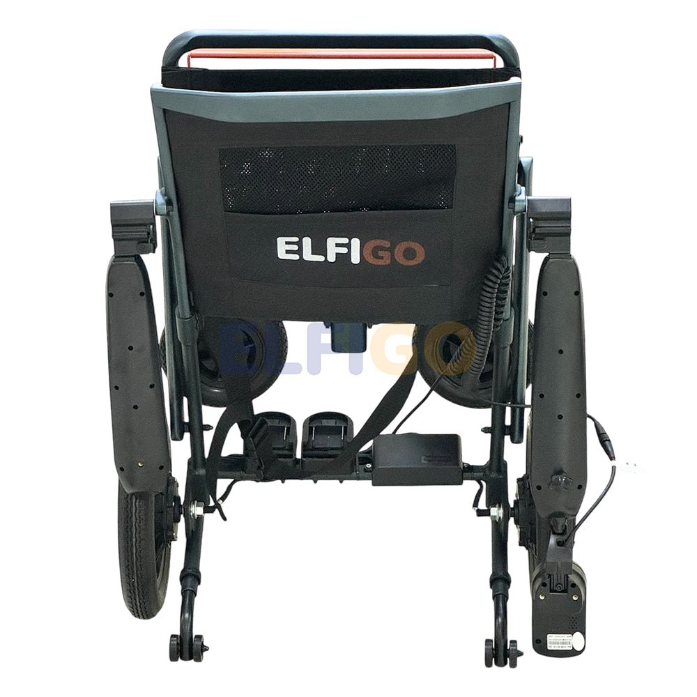 Black Diamond Electric Powered Motorised Wheelchair (11 kg) - ELFIGO Mobility Australia - Electric Wheelchair