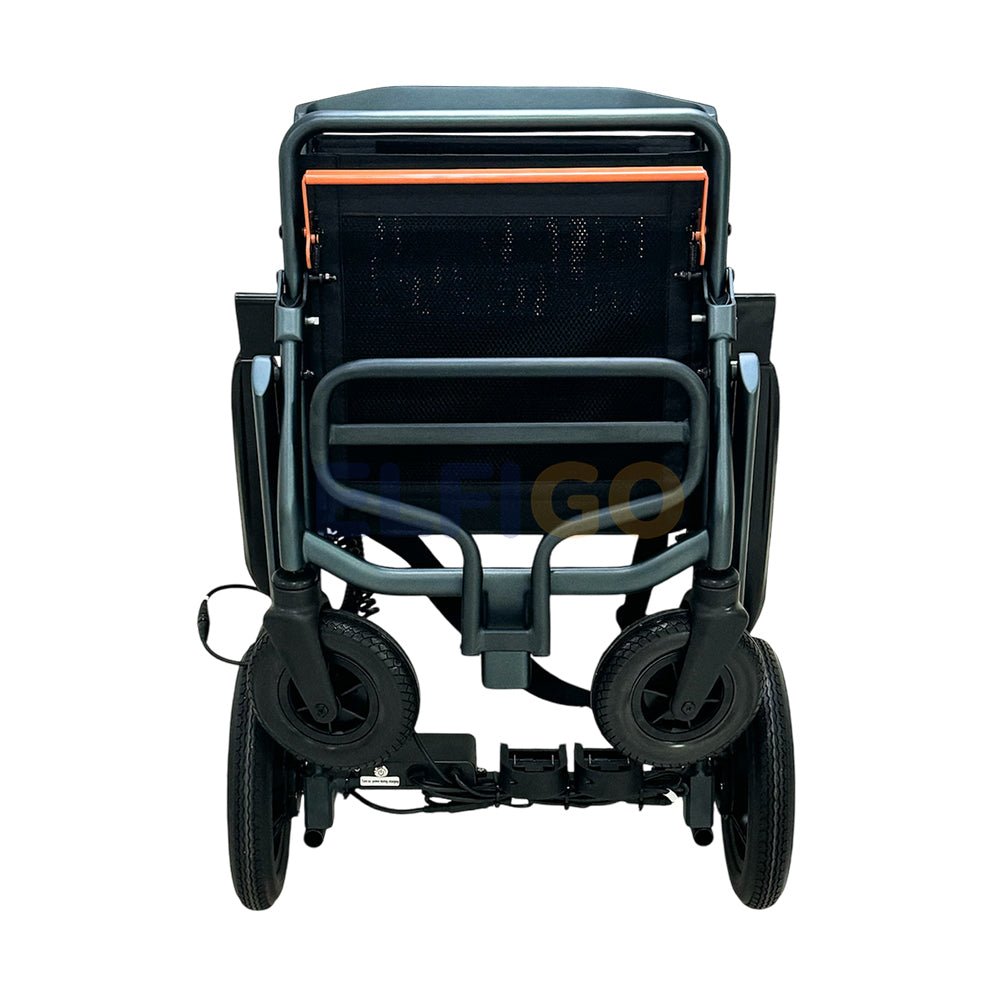 Black Diamond Electric Powered Motorised Wheelchair (11 kg) - ELFIGO Mobility Australia - Electric Wheelchair