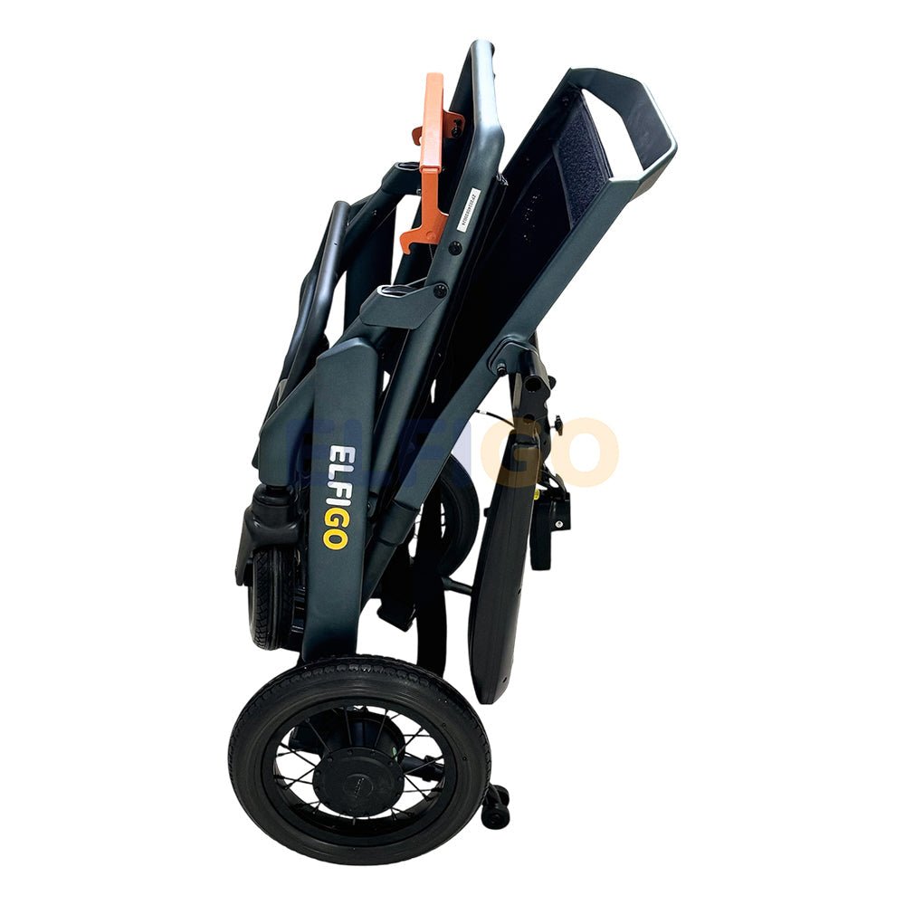 Black Diamond Electric Powered Motorised Wheelchair (11 kg) - ELFIGO Mobility Australia - Electric Wheelchair