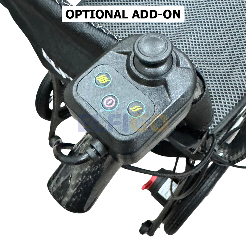 Ultra-Lite Carbon Electric Powered Motorised Wheelchair PMA Attendent Control