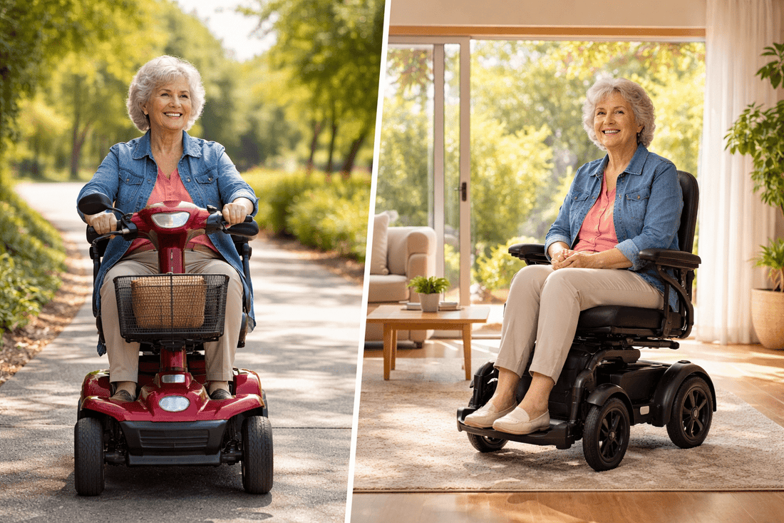 Mobility Scooters vs Electric Wheelchairs in Australia: How Doctors, Caregivers & Families Plan Mobility Across Ageing Stages - ELFIGO Mobility Australia