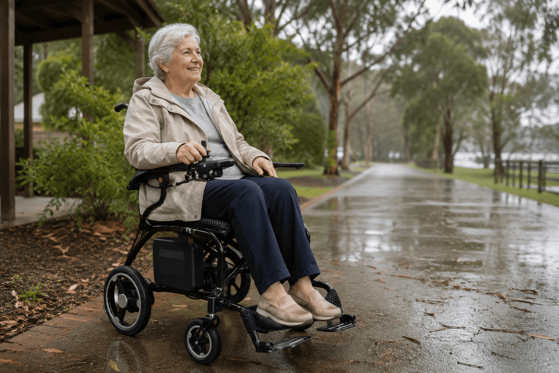 How Rain, Heat and Dust Affect Electric Wheelchairs in Australia - ELFIGO Mobility Australia
