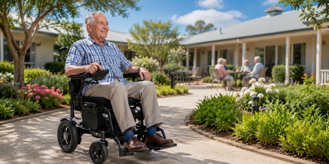 How Electric Wheelchairs Help Australian Seniors Stay Active in Retirement Villages - ELFIGO Mobility Australia