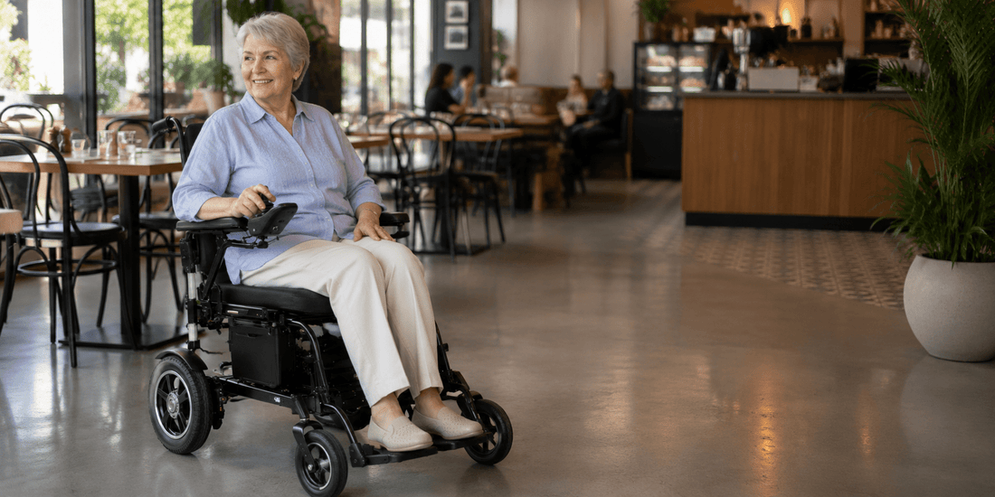 Why Compact Electric Wheelchairs Are Ideal for Australian Cafés, Restaurants &amp; Tight Spaces - ELFIGO Mobility Australia