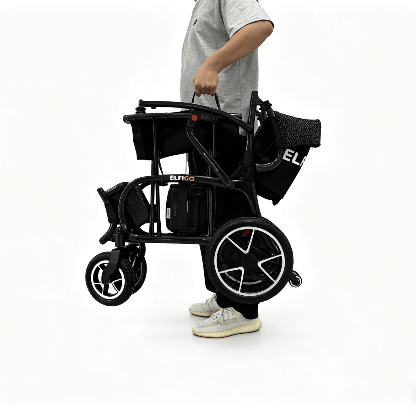 Ultra - Lite Carbon BW Electric Powered Motorised Wheelchair PMA (13.3 kg) - ELFIGO Mobility Australia - Electric Wheelchair