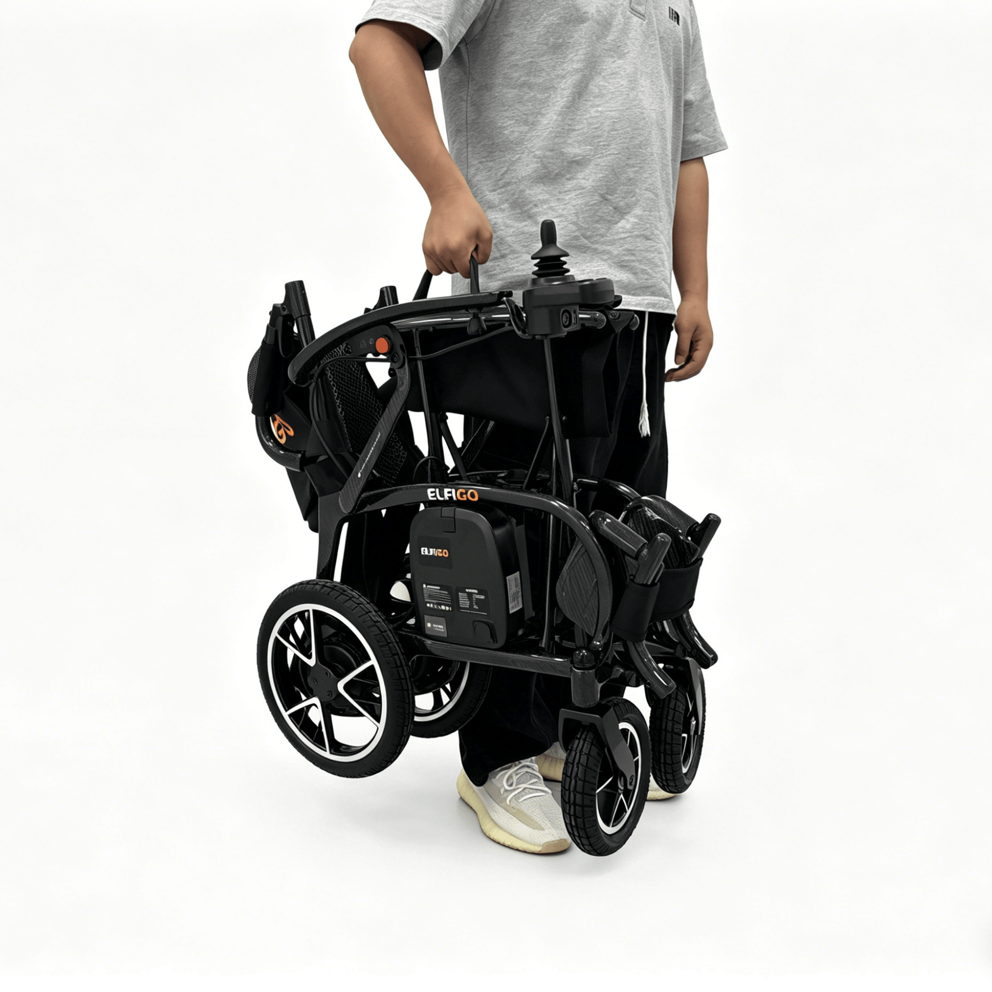 Ultra - Lite Carbon BW Electric Powered Motorised Wheelchair PMA (13.3 kg) - ELFIGO Mobility Australia - Electric Wheelchair