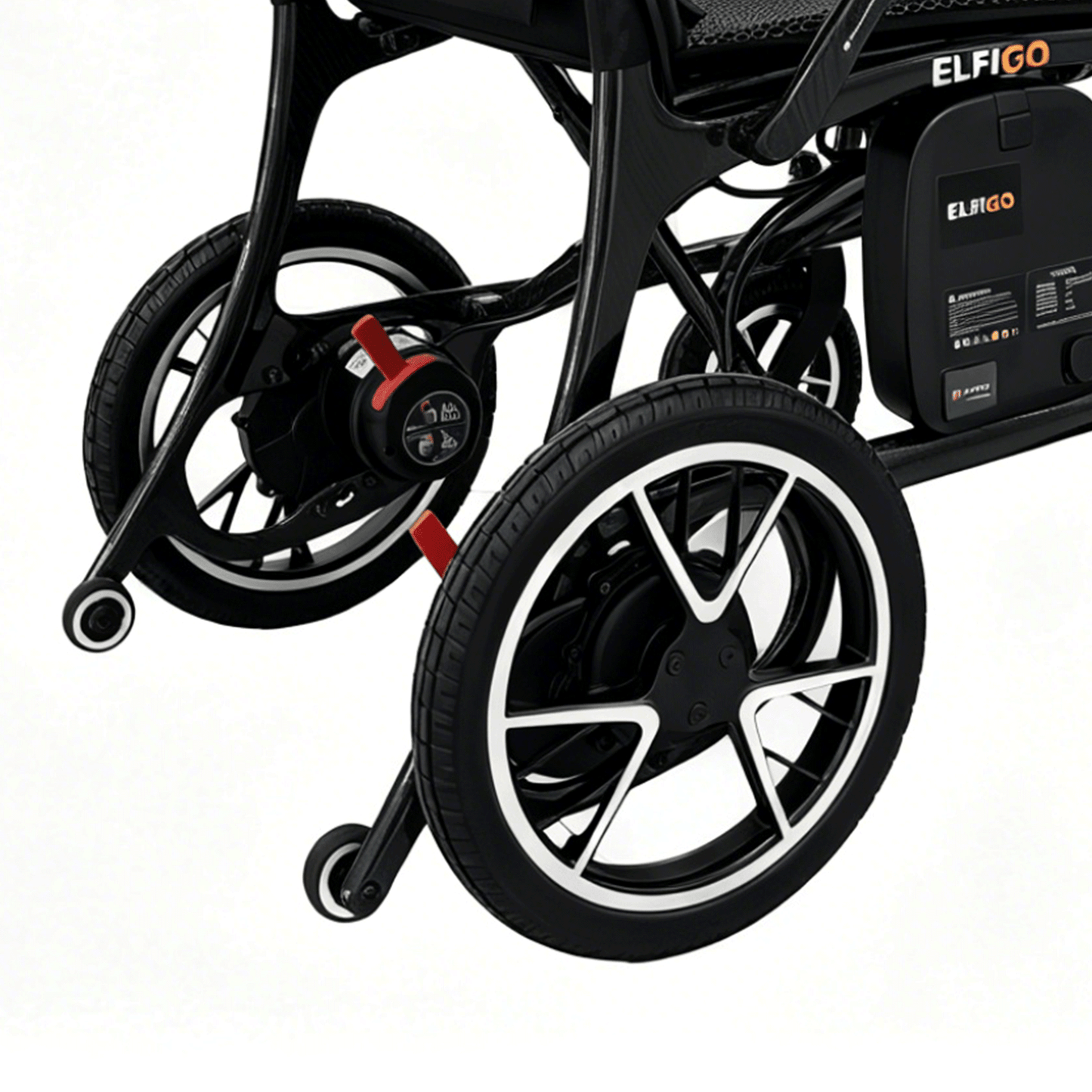 Ultra - Lite Carbon BW Electric Powered Motorised Wheelchair PMA (13.3 kg) - ELFIGO Mobility Australia - Electric Wheelchair