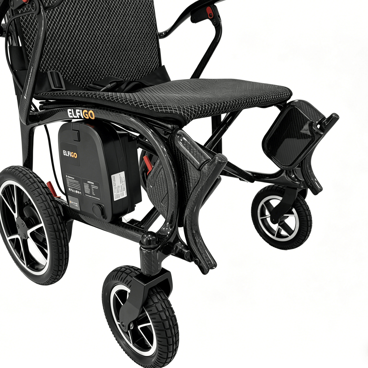 Ultra - Lite Carbon BW Electric Powered Motorised Wheelchair PMA (13.3 kg) - ELFIGO Mobility Australia - Electric Wheelchair