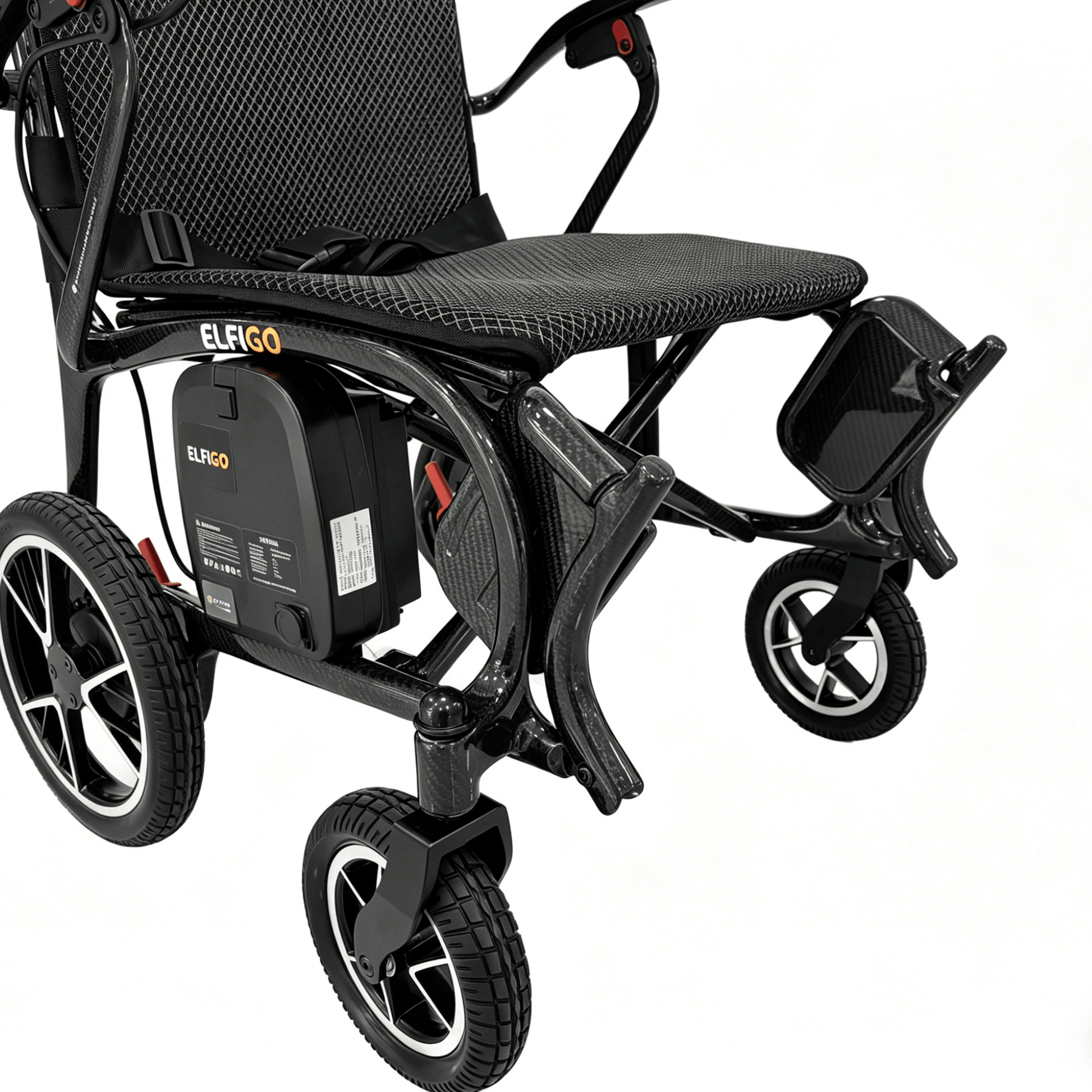 Ultra - Lite Carbon BW Electric Powered Motorised Wheelchair PMA (13.3 kg) - ELFIGO Mobility Australia - Electric Wheelchair