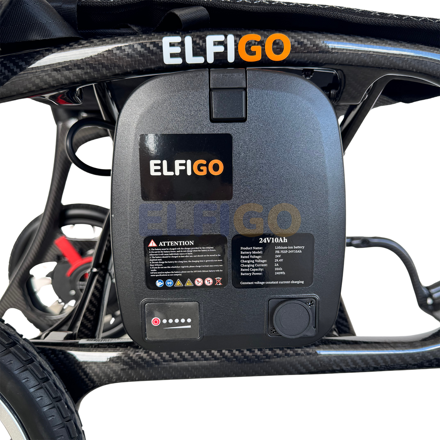 Ultra-Lite Carbon Electric Powered Motorised Wheelchair PMA (11.7 kg)