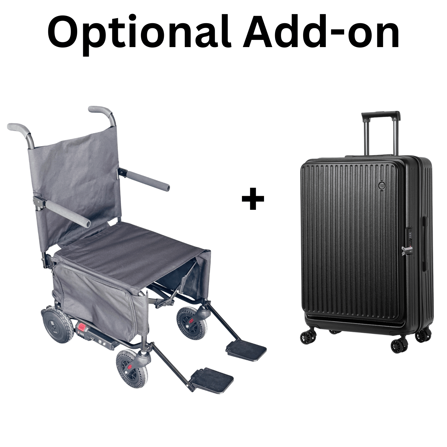 ELFIGO Travelier Suitcase Mobility Chair (8kg) - ELFIGO Mobility Australia - Electric Wheelchair