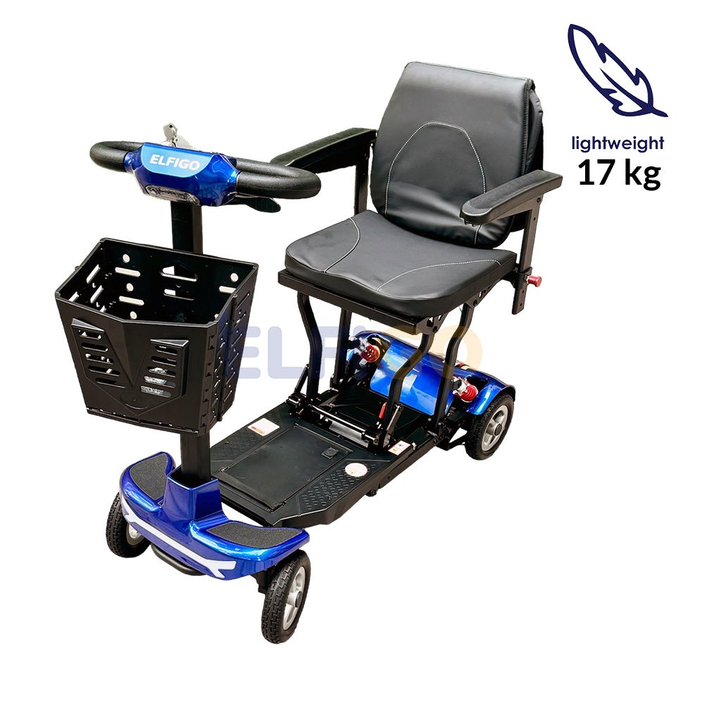 T350 Foldable Mobility Scooter (17 kg) - ELFIGO Mobility Australia - Mobility Scooter