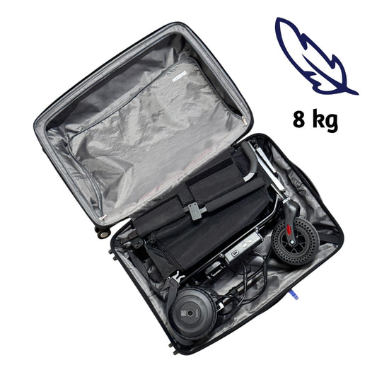 ELFIGO Travelier Suitcase Electric Wheelchair (8kg) - ELFIGO Mobility Australia - Electric Wheelchair